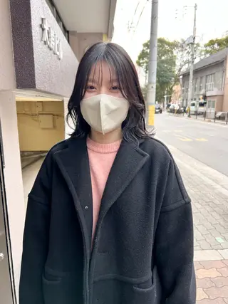 ミディアム カラー 樫原裕二 /柔らかいカラーのヘアスタイル