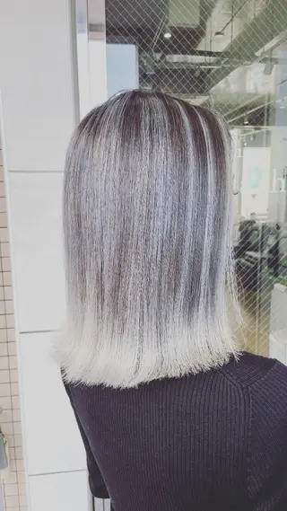 ミディアム 🧸プルエクステ❤︎ ネイルKAO🧸のヘアスタイル