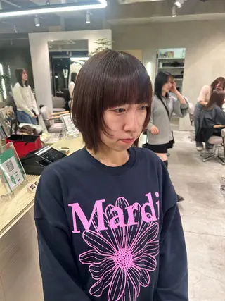 ショート カラー 結衣/ カットモデル募集🎀のヘアスタイル