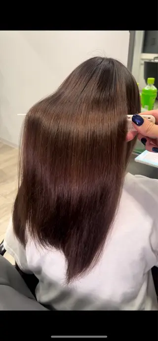 ロング JIN/暖色カラー /髪質改善/艶髪のヘアスタイル