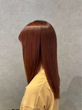 セミロング カラー 艶カラー✨ 秋積日向のヘアスタイル