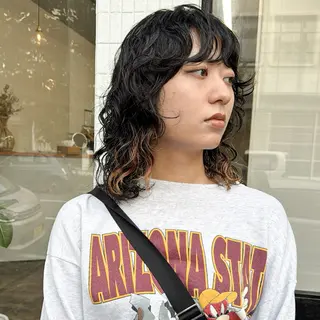 ミディアム パーマ 問屋町sol.🌿 NAOYAのヘアスタイル