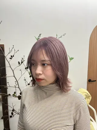 ショート カラー miyu /レイヤー/ブリーチのヘアスタイル