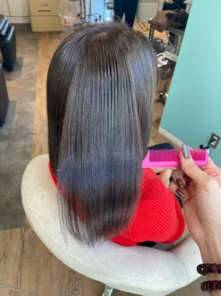 ショート カラー 🧸プルエクステ❤︎ ネイルKAO🧸のヘアスタイル