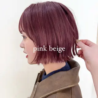 ショート カラー yuuka/ボブ/ダ ブルカラー/髪質改善のヘアスタイル