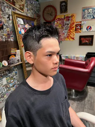 ショート メンズ SON＆MARLEY'S BAR BER所属・江口 沙良のヘアスタイル