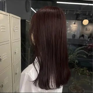 ロング カラー レイヤーパーマ、ボブ 小須田ゆあのヘアスタイル