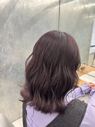 ミディアム カラー BASSA池袋 Rera/レイヤーのヘアスタイル