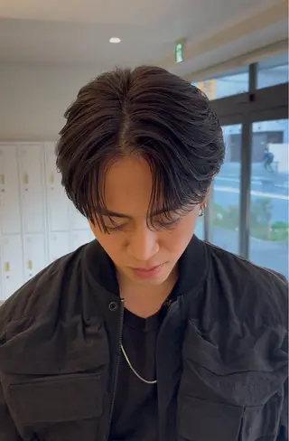パーマ メンズ Ryoka MEN'S Cyfのヘアスタイル