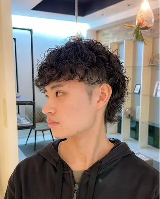 パーマ メンズ 髪質改善/ストレート パーマ長久手/ひかるのヘアスタイル