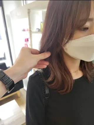 ミディアム カラー レイヤー/ショート /山田譲治✂️のヘアスタイル