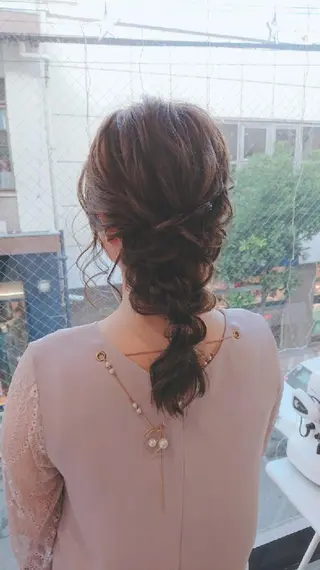 ミディアム ヘアアレンジ ナカシマ  アユミのヘアスタイル