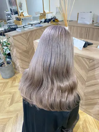 セミロング カラー yate'/ Wカラー/小出捷也のヘアスタイル