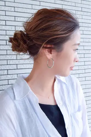 ヘアアレンジ マエダ リョウのヘアスタイル