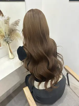 ロング カラー himari/カラー モデル募集🤎/熊谷のヘアスタイル