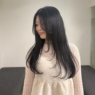 カラー 鶴 姫菜のヘアスタイル