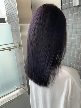 ミディアム カラー 髪質改善サロン 心斎橋ARCHEのヘアスタイル