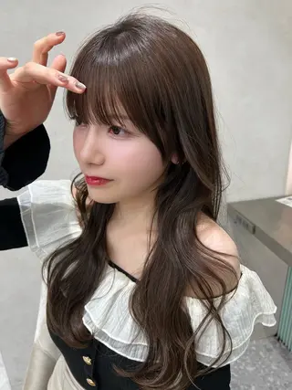 ロング 地毛風縮毛矯正 ☘️松井　傑のヘアスタイル