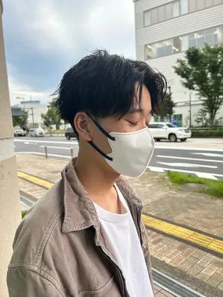 ショート メンズ メンズパーマの達人 /タカシマ　ダイスケのヘアスタイル