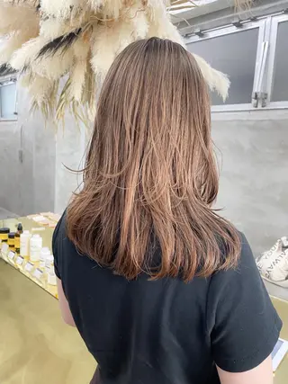 ロング カラー yurika☁️ 似合わせ｜レイヤーのヘアスタイル