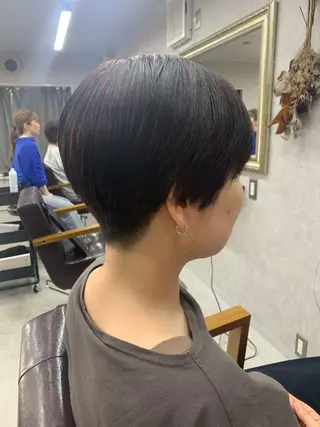 ショート カラー Lien 深井店のヘアスタイル