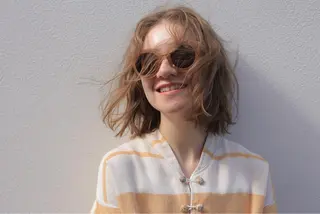 ミディアム カラー 下北沢 soiのヘアスタイル