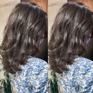 セミロング 岡崎勇人/レイヤー/ 韓国/ケラチンTRのヘアスタイル