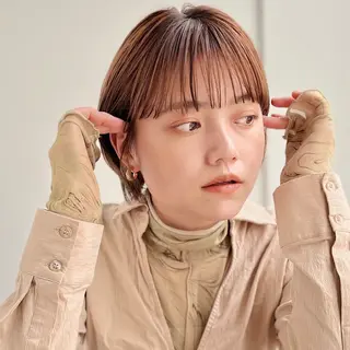 ショート あやめ【顔まわり/レ イヤー/柔らかカラ】のヘアスタイル