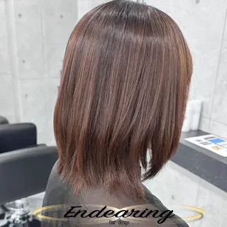 カラー Endearing 銀座/レイヤーカットのヘアスタイル