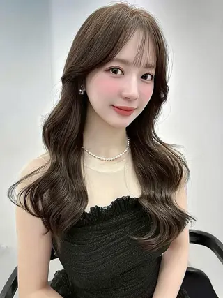 セミロング 顔周りカット💐/ 髪質改善/MAOのヘアスタイル