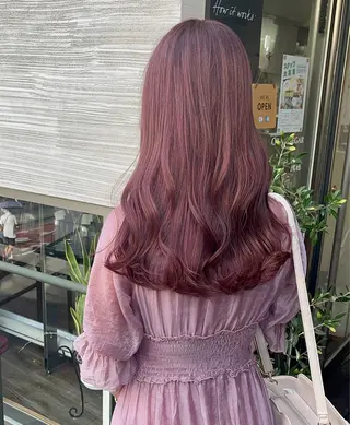 ロング カラー パーマ ヘアアレンジ 佐藤優太朗 似合わせ/髪質改善のヘアスタイル