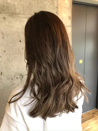 セミロング カラー 🔥メンズ特化パーマ 🦖増田弘明🦖のヘアスタイル