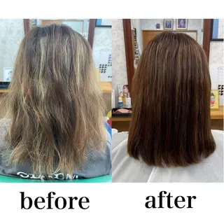 セミロング 髪質改善のプロ✨りな さんのヘアスタイル