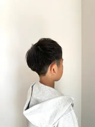 ショート メンズ メンズパーマ達人/ フェード/イツキのヘアスタイル