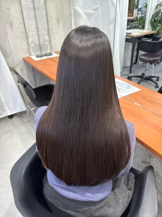 ロング 髪質改善／縮毛矯正 関根青葉のヘアスタイル