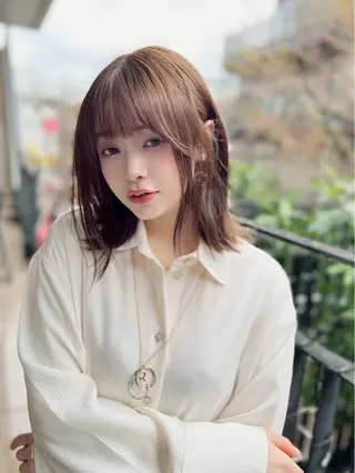 ミディアム くびれボブ 🎈Yudai🎈のヘアスタイル