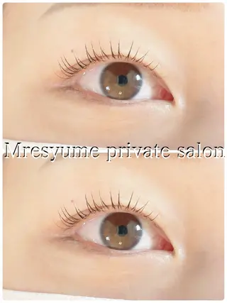 マツエク・マツパ Mresyume MAYUのマツエク・マツパデザイン