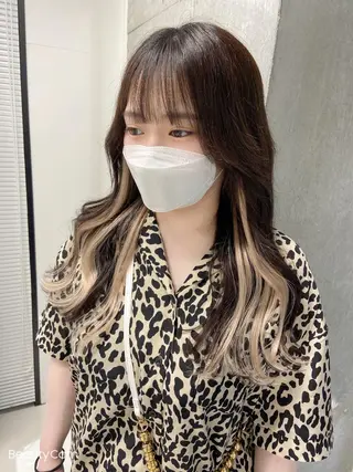 ロング カラー Amelie所属・Amelie yunのヘアスタイル