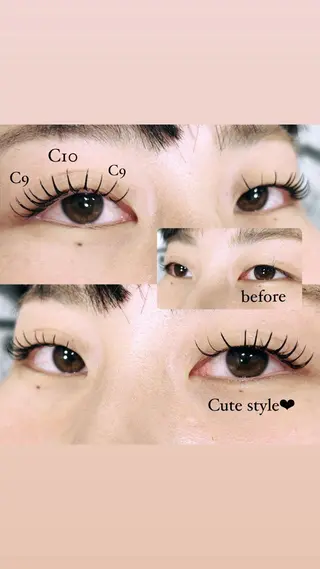 マツエク・マツパ 🩷ྀི中村 ほのか🧸🌷のヘアスタイル