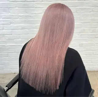 ロング カラー 🌼動き×透明感🩵 ハイトーン/ナナのヘアスタイル