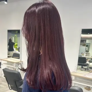 セミロング カラー sawaka🪽うる 艶カラー/レイヤーのヘアスタイル