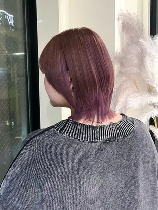 ショート カラー Qin所属・ハイトーン特化 🌟  ミキのヘアスタイル