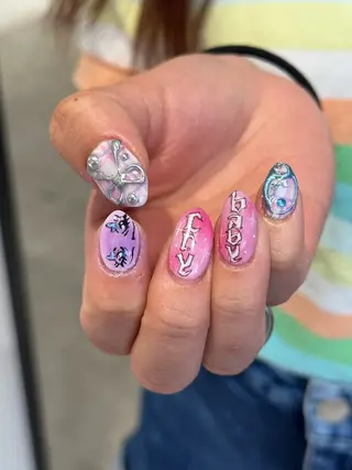 ネイル ハイトーン特化 pepe🎀のヘアスタイル