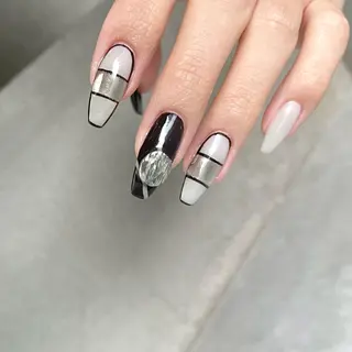 ネイル Ray. ／綺麗目ニュアンスのネイルデザイン