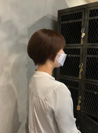 ショート 山田 綾乃/メンズカットのヘアスタイル