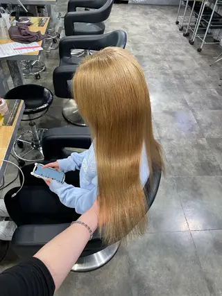 カラー 🤍ベージュ/透明感 韓国ヘア/まりん🤍のヘアスタイル