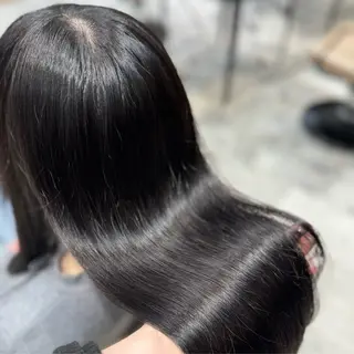 セミロング カラー 新宿透明感カラー 髪質改善/吉川怜奈のヘアスタイル