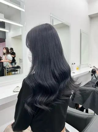 セミロング カラー ヘアアレンジ 🫧暗髪/ハイトーン 🫧RYUTA🫧のヘアスタイル