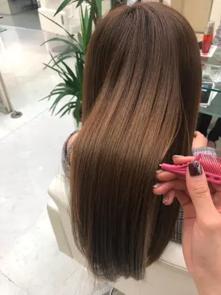 ロング パーマ トルクアータ伏見 MIKUのヘアスタイル