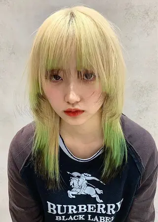 カラー 名古屋カラーモデル SOLAのヘアスタイル